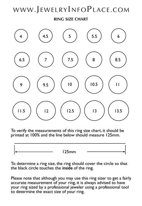 ring size chart uk printable